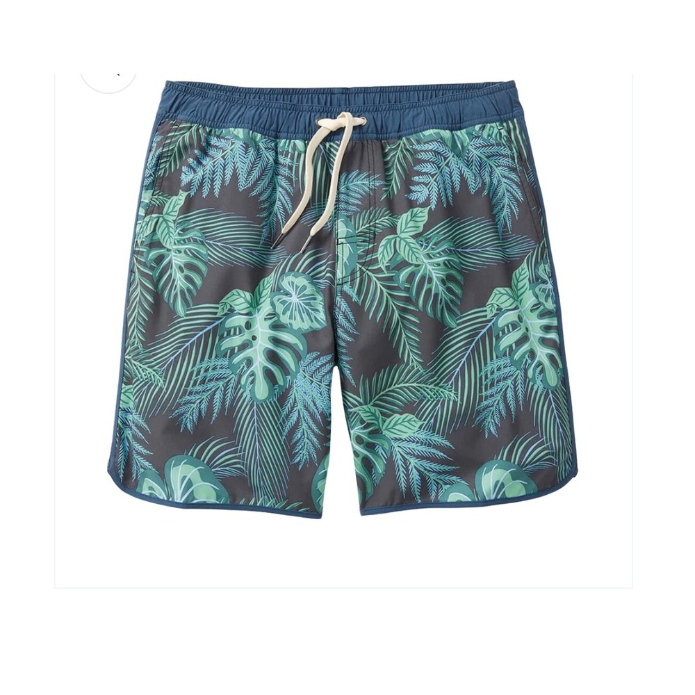 Fair Harbor Mastos Anchor Swim Trunks Navy Evergreen Size 3X New With Tags